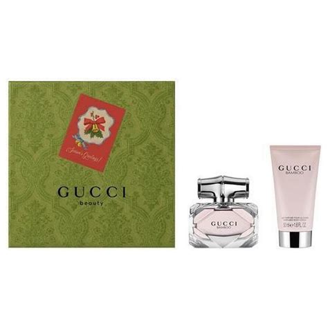 gucci 2 piece set womens|gucci bamboo gift set.